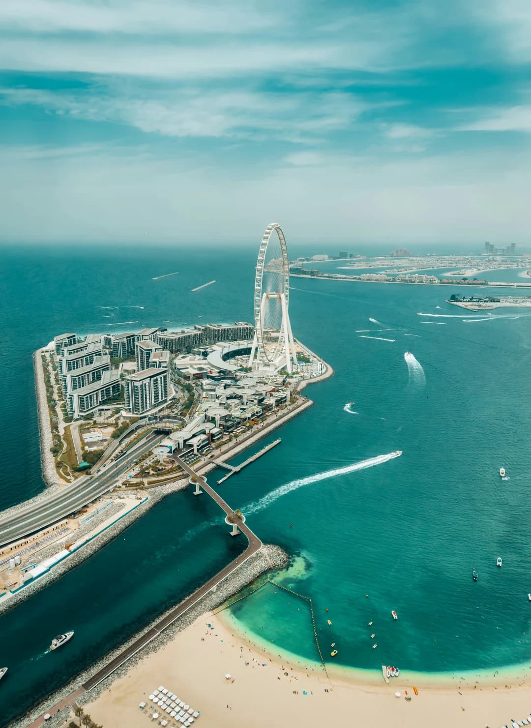 Dubai City View – Ocean Turquoise