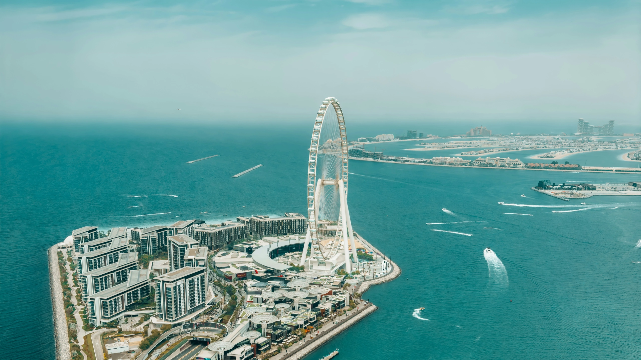Dubai City View – Ocean Turquoise